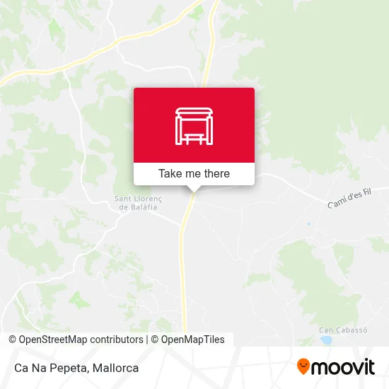 Ca Na Pepeta map