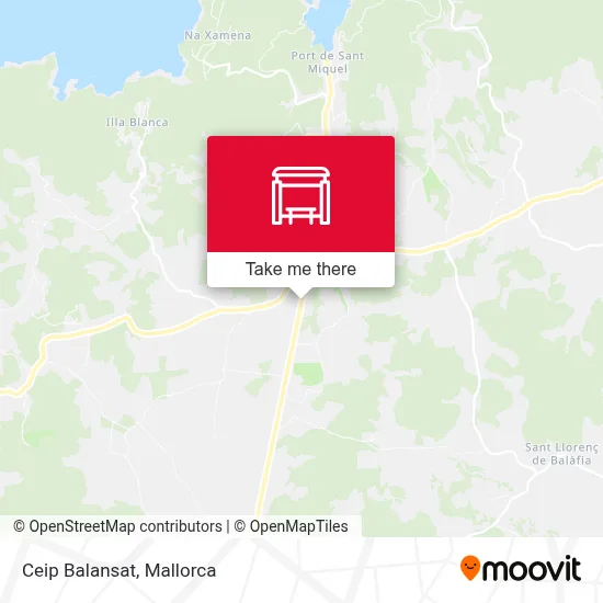Ceip Balansat map