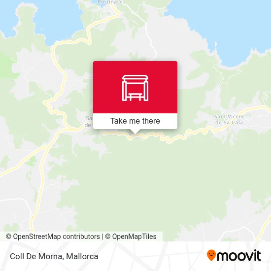 Coll De Morna map