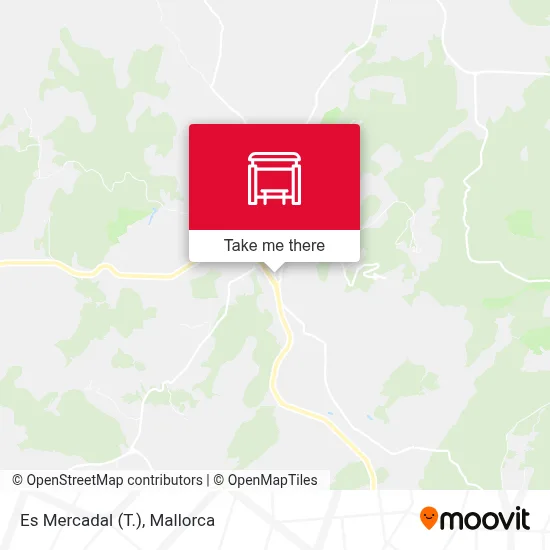 Es Mercadal (T.) map