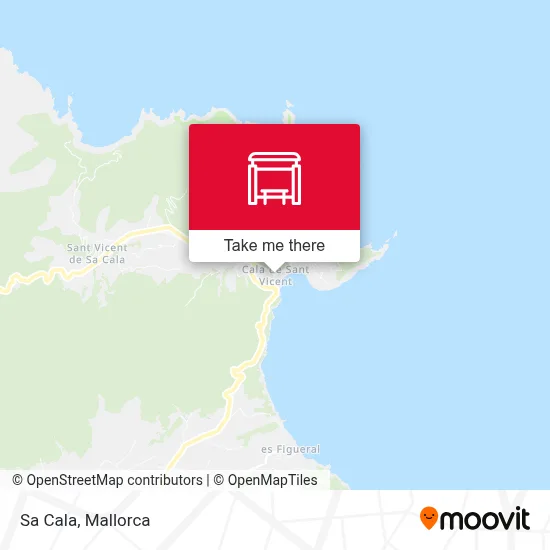 Sa Cala map