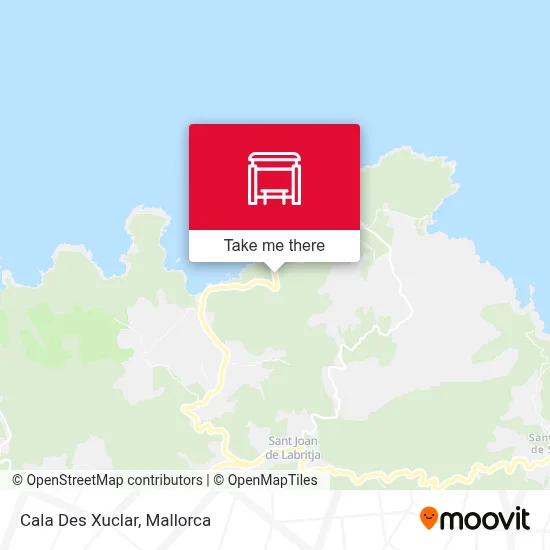 Cala Des Xuclar map