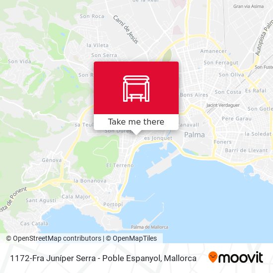 1172-Fra Juníper Serra - Poble Espanyol map