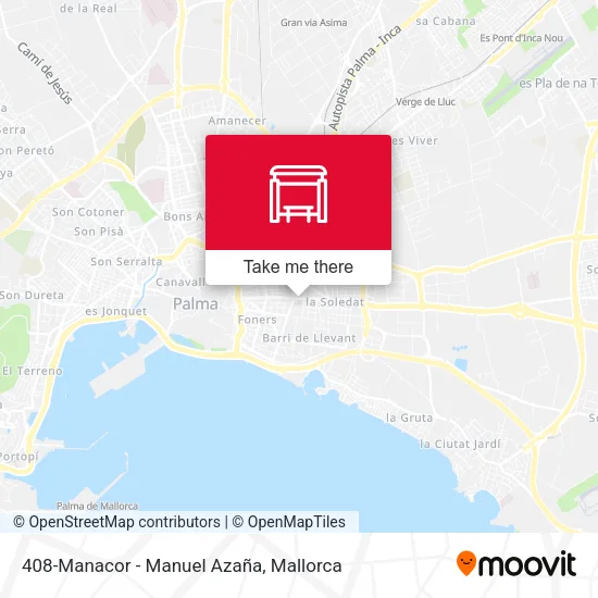 408-Manacor - Manuel Azaña map