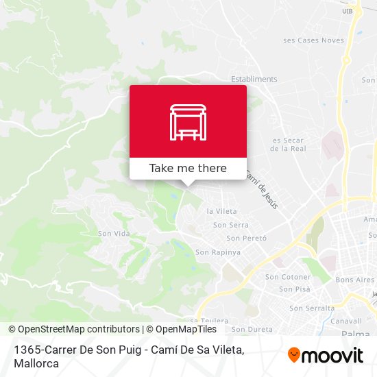 1365-Carrer De Son Puig - Camí De Sa Vileta map