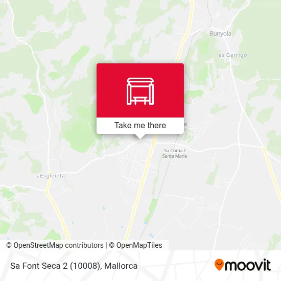 Sa Font Seca 2 (10008) map