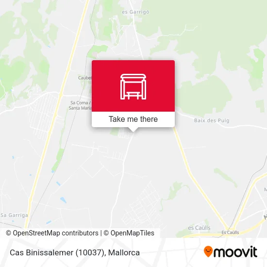 Cas Binissalemer (10037) map