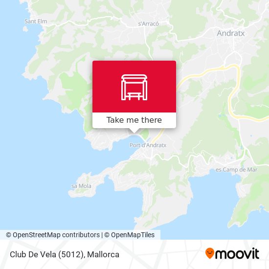 mapa Club De Vela (5012)