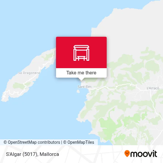 S'Algar (5017) map