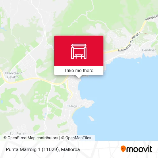 Punta Marroig 1 (11029) map