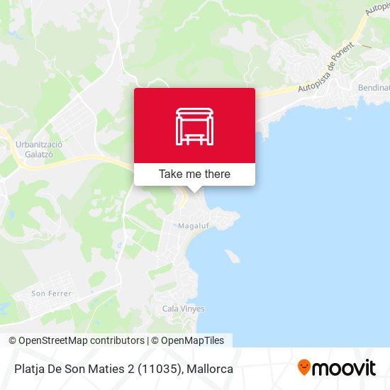 Platja De Son Maties 2 (11035) map