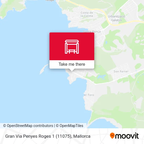 Gran Via Penyes Roges 1 (11075) map