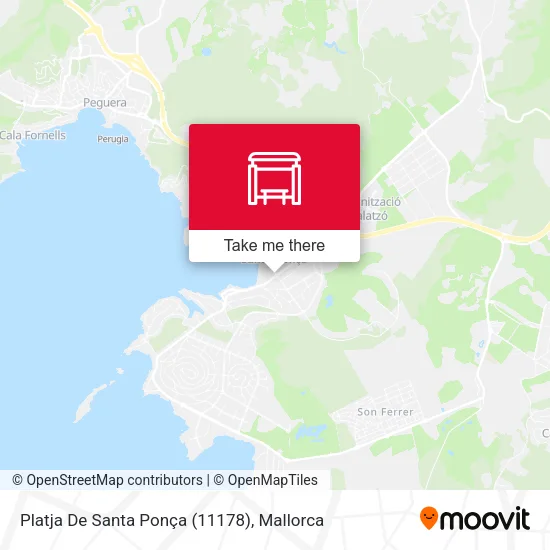 Platja De Santa Ponça (11178) map