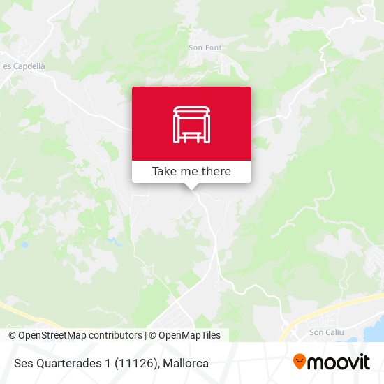 Ses Quarterades 1 (11126) map