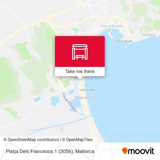 Platja Dels Francesos 1 (3056) map