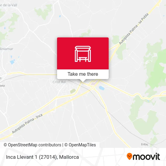 Inca Llevant 1 (27014) map