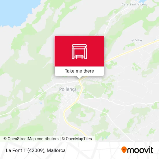 La Font 1 (42009) map