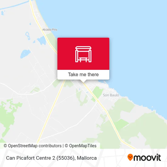 Can Picafort Centre 2 (55036) map
