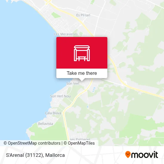 S'Arenal (31122) map
