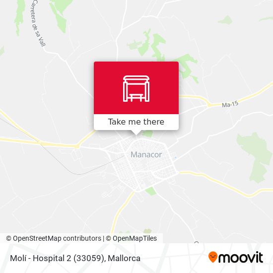 Molí - Hospital 2 (33059) map