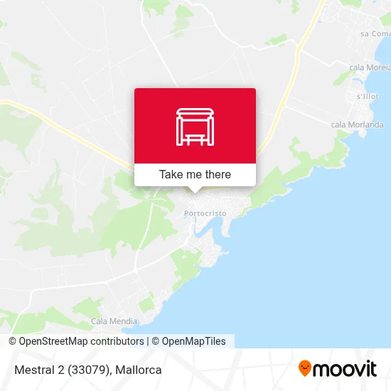 Mestral 2 (33079) map