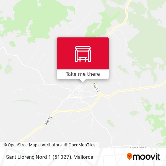 Sant Llorenç Nord 1 (51027) map