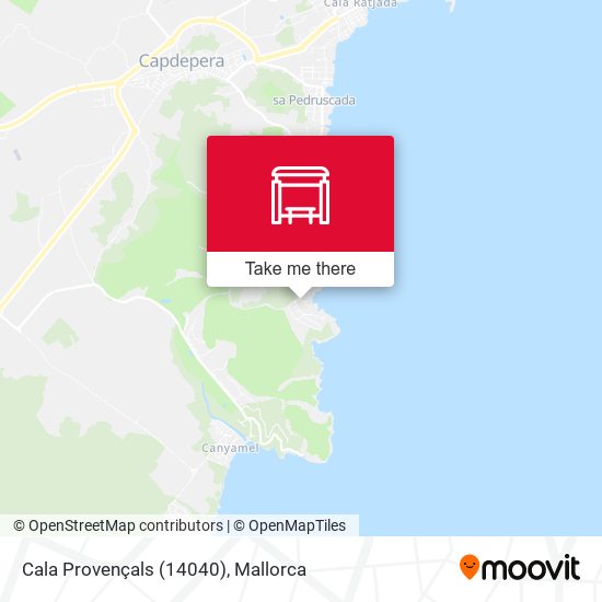 Cala Provençals (14040) map