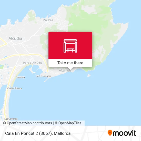 Cala En Poncet 2 (3067) map