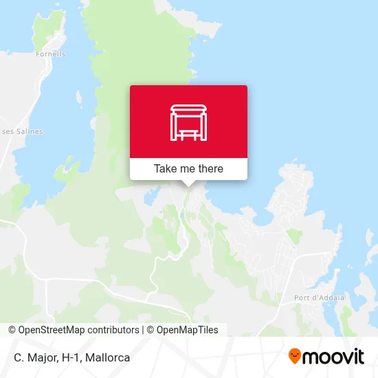 C. Major, H-1 map