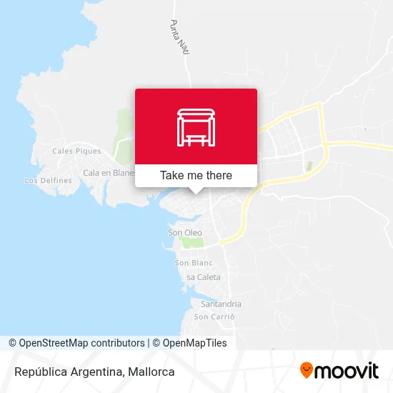 República Argentina map