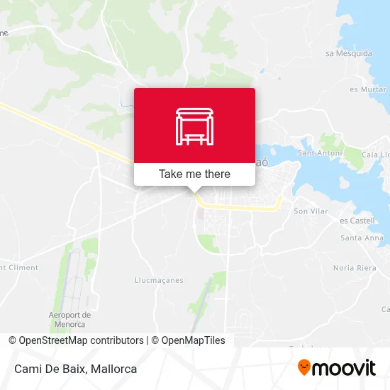 Cami De Baix map