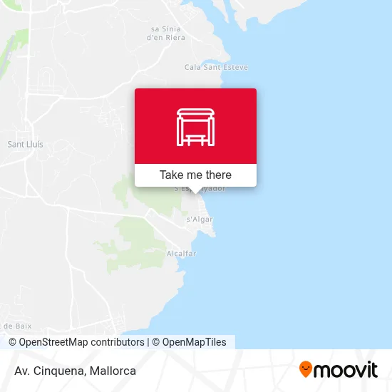 mapa Av. Cinquena