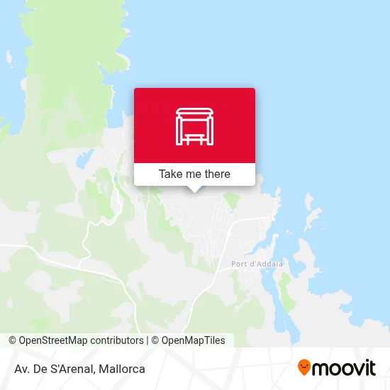 mapa Av. De S'Arenal