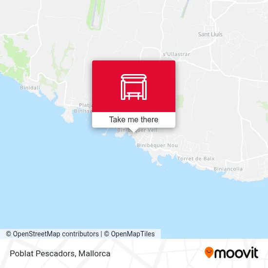 Poblat Pescadors map