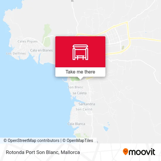 Rotonda Port Son Blanc map