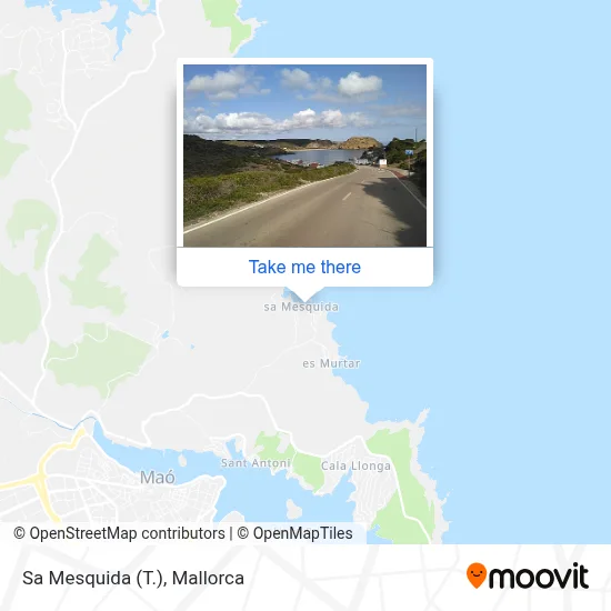 Sa Mesquida (T.) map