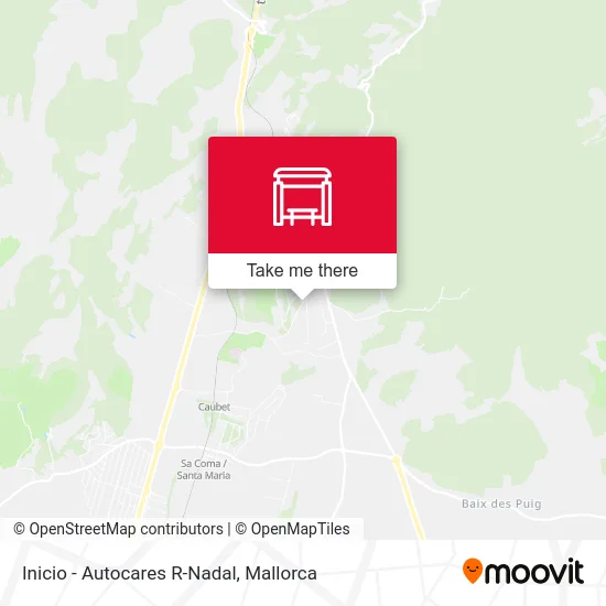 Inicio - Autocares R-Nadal map