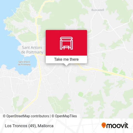 Los Troncos (49) map