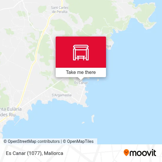 Es Canar (1077) map
