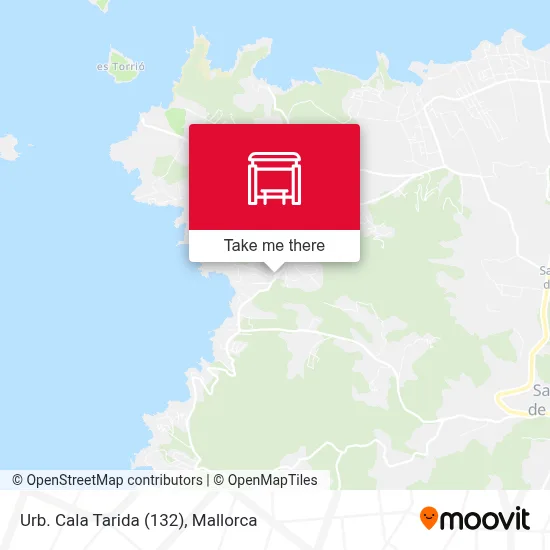 Urb. Cala Tarida (132) map