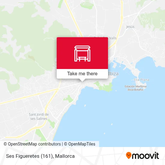 Ses Figueretes (161) map