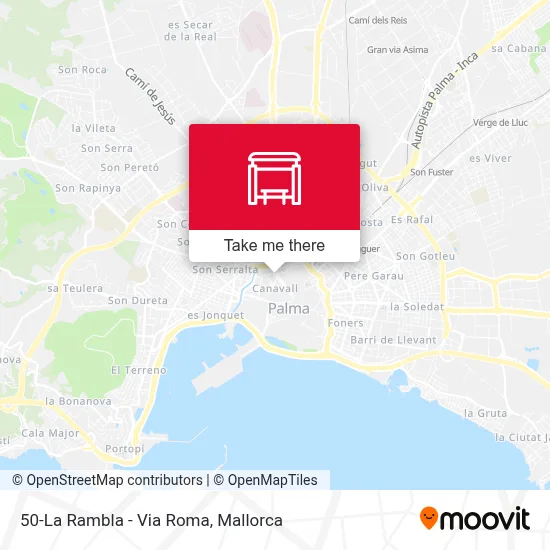 50-La Rambla - Via Roma map