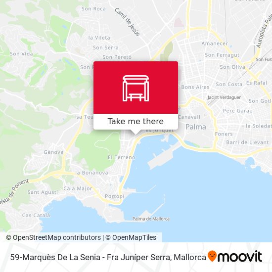 59-Marquès De La Senia - Fra Juníper Serra map