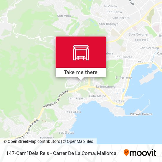 147-Camí Dels Reis - Carrer De La Coma map