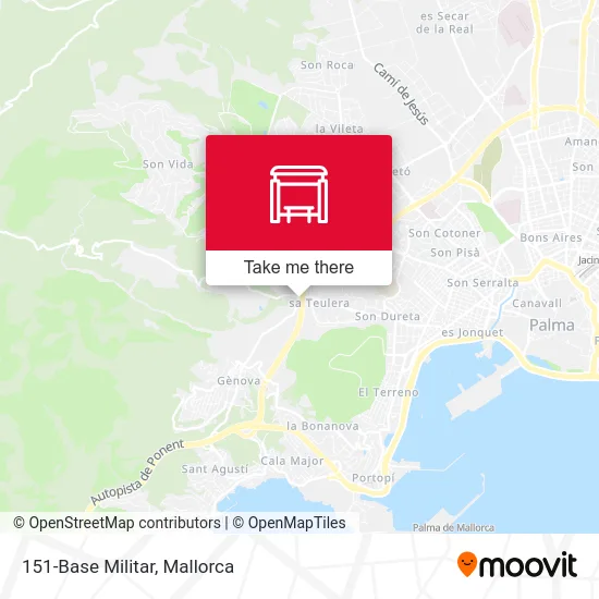 151-Base Militar map