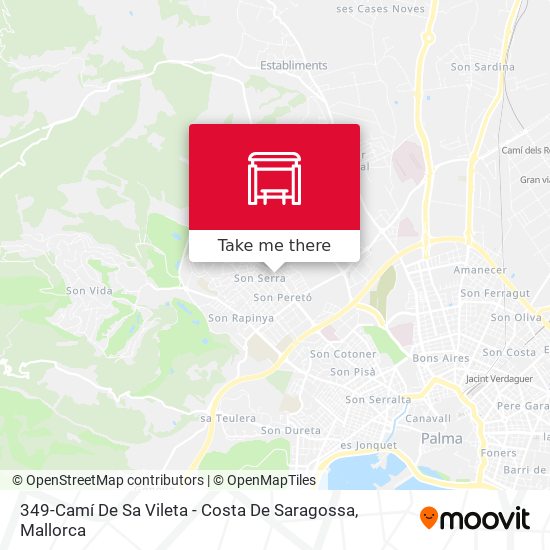 mapa 349-Camí De Sa Vileta - Costa De Saragossa