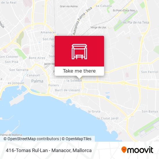mapa 416-Tomas Rul·Lan - Manacor