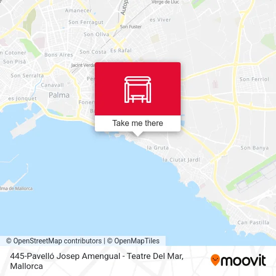 mapa 445-Pavelló Josep Amengual - Teatre Del Mar