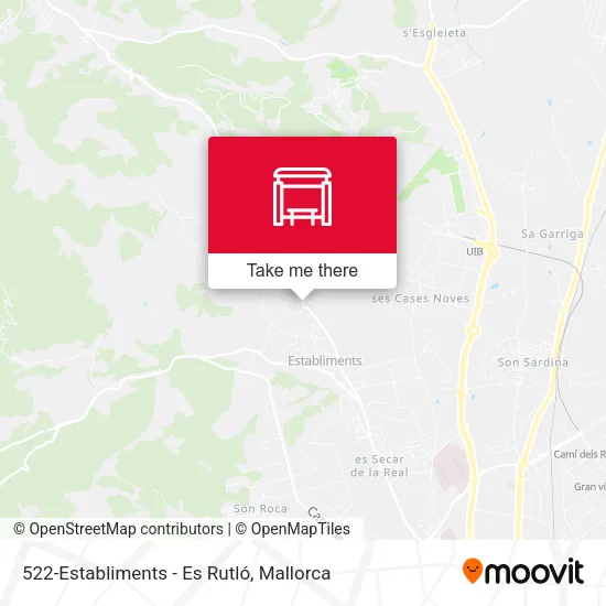 522-Establiments - Es Rutló map