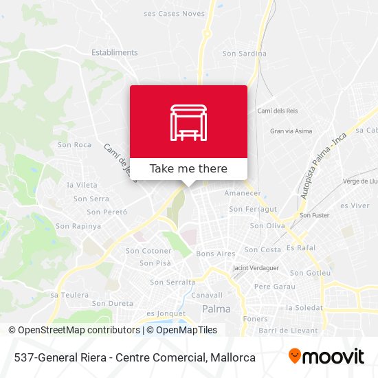 mapa 537-General Riera - Centre Comercial